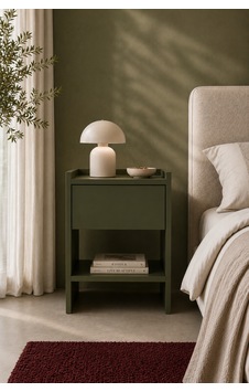 Home Keto Tek Çekmeceli Komodin 38x52x40 Cm Modern Tasarım Haki - 914411036 Haki Home Keto Tek Çekmeceli Komodin 38x52x40 Cm Modern Tasarım Haki - 914411036 Haki