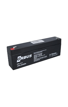 Ayt Orbus 12 Volt 2.2 Amper Yatık Uzun Akü 178x34x60 Mm Yeni Tarihli Taze Kuru Akü