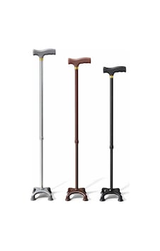 Metal 4 Ayaklı Ayarlanabilir Destek Bastonu - T Saplı Alk5488
