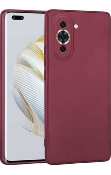 Huawei Nova 10 Pro Kılıf Zore Premier Silikon Kapak Mürdüm Huawei Nova 10 Pro Kılıf Zore Premier Silikon Kapak Mürdüm