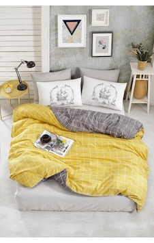 Ranforce Çift Kişilik Nevresim Seti Trendy Colors Sarı (489464416) Çok Renkli Ranforce Çift Kişilik Nevresim Seti Trendy Colors Sarı (489464416) Çok Renkli