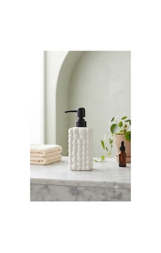 Dekoratif Seramik Bubble Sabunluk -400ml- 17x7x7 Cm Beyaz Dekoratif Seramik Bubble Sabunluk -400ml- 17x7x7 Cm Beyaz