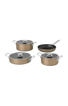 Granit Diamond Graniks Tencere Seti Gold 7 Parça Diğer Granit Diamond Graniks Tencere Seti Gold 7 Parça Diğer