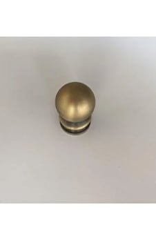 5 Adet Küçük Misket Küre Düğme Antik Sarı 25 Mm Çapında Çekmece Dolap Mobilya Kulpları