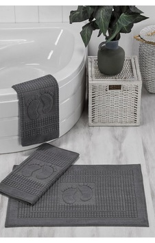 Formeya 3'lü Ayak İzli Ayak Havlusu - Paspas Banyo Seti 3 Adet Antrasit Sku: Zeus8690010188670 Açık Bej Formeya 3'lü Ayak İzli Ayak Havlusu - Paspas Banyo Seti 3 Adet Antrasit Sku: Zeus8690010188670 Açık Bej