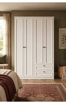 Home Vera 4 Kapaklı Gardırop 140x182x54 Cm Beyaz - 912272038 Beyaz Home Vera 4 Kapaklı Gardırop 140x182x54 Cm Beyaz - 912272038 Beyaz