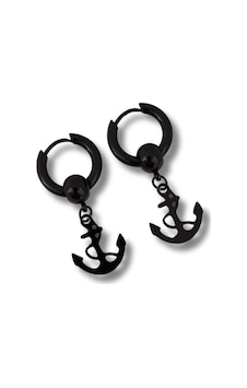 Black Anchor Küpe Siyah Black Anchor Küpe Siyah