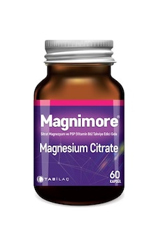 Magnimore Magnezyum Sitrat 60 Kapsül Magnimore Magnezyum Sitrat 60 Kapsül