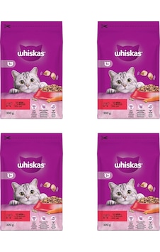 Whiskas Biftekli Havuçlu Kuru Kedi Maması 300 Gr 4 Adet Whiskas Biftekli Havuçlu Kuru Kedi Maması 300 Gr 4 Adet