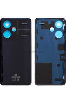 Xiaomi Redmi Note 13 Pro Plus 5g Siyah Arka Pil Kapağı Batarya Kapağı Siyah
