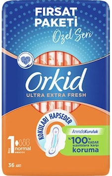 Orkid Ultra Ekstra Fresh Boy 1 Özel Seri Hijyenik Ped 36 Adet