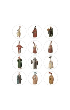 Osmanlılar Sticker 12'li Kırmızı