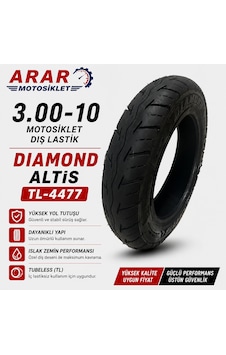 3.00-10 Motosiklet Dış Lastik Diamond Altis Tl-4477 3.00-10 Motosiklet Dış Lastik Diamond Altis Tl-4477