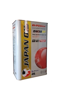 Japan Oil Bi-Power Tam Sentetik 0W-30 Motor Yağı 4 L Japan Oil Bi-Power Tam Sentetik 0W-30 Motor Yağı 4 L