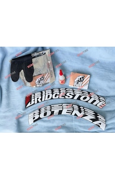 Bridgestone Potenza Motorsiklet Ve Otomobil Araç Lastik Yazısı 2.5 Cm 8 Adet Yapıştırıcı Arma Bridgestone Potenza Motorsiklet Ve Otomobil Araç Lastik Yazısı 2.5 Cm 8 Adet Yapıştırıcı Arma