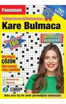 Fenomen Kare Bulmaca 2- Maxı Yayıncılık Fenomen Kare Bulmaca 2- Maxı Yayıncılık