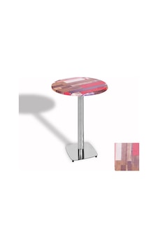 Bistro Masa Tokyo Kromnikel - Werzalit, Wermodin Ve Allzalit Tabla 60 Cm Çap - Redwood Çok Renkli Bistro Masa Tokyo Kromnikel - Werzalit, Wermodin Ve Allzalit Tabla 60 Cm Çap - Redwood Çok Renkli