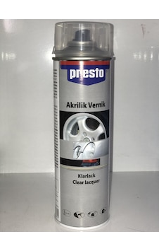 Presto Akrilik Sprey Parlak Vernik 500 ML