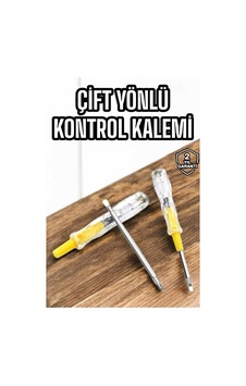 Yamanhobi Kontrol Kalemi Nikel Kaplama Çift Başlıklı Test Cihazı Yamanhobi Kontrol Kalemi Nikel Kaplama Çift Başlıklı Test Cihazı