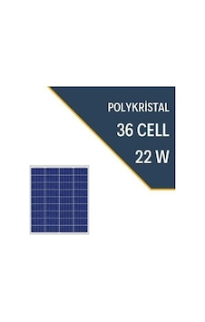 Lexron 22w Polykristal Güneş Paneli Lexron 22w Polykristal Güneş Paneli