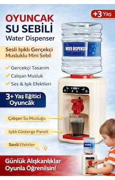 Su Sebili Water Dispenser Sesli Işıklı Gerçekçi Musluklu Mini Sebil Su Sebili Water Dispenser Sesli Işıklı Gerçekçi Musluklu Mini Sebil