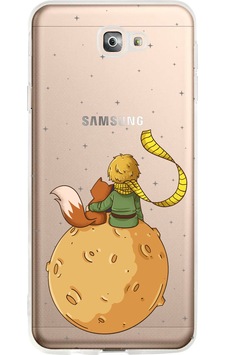 Samsung Galaxy J7 Prime Uyumlu Küçük Prens Gezegen Boa Tasarımlı Baskılı Silikon Kılıf Renkli Samsung Galaxy J7 Prime Uyumlu Küçük Prens Gezegen Boa Tasarımlı Baskılı Silikon Kılıf Renkli