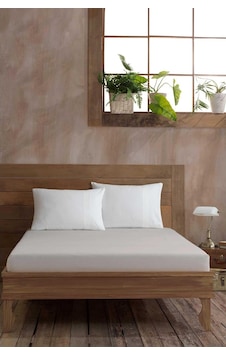 Elart Ranfors Pamuk Fitted Tek Kişilik Çarşaf 100X200Cm Ekru Ekru-Tek Kişilik Elart Ranfors Pamuk Fitted Tek Kişilik Çarşaf 100X200Cm Ekru Ekru-Tek Kişilik