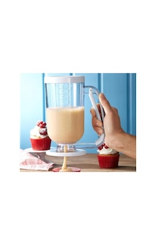 Qniay Pankek Dağıtıcı Hamur Porsiyonlayıcı Şekillendirici 900 Ml Dökme Aparatı Sku: Zeus8690010560568