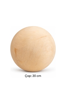Ahşap Top - Küre 20 Cm Çap Belirtilmemiş Ahşap Top - Küre 20 Cm Çap Belirtilmemiş