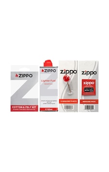 Zippo Çakmak Benzin Taş Fitil Pamuk Keçe Seti 3141-4 Çok Renkli Zippo Çakmak Benzin Taş Fitil Pamuk Keçe Seti 3141-4 Çok Renkli