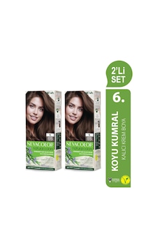 Neva Color Natural Color Saç Boyası 6 Koyu Kumral 2'li Set Neva Color Natural Color Saç Boyası 6 Koyu Kumral 2'li Set