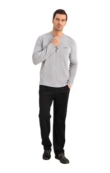 Elitepoint 1930 Erkek Ön Üç Düğmeli Cepli Kışlık Pijama Takım Gri Elitepoint 1930 Erkek Ön Üç Düğmeli Cepli Kışlık Pijama Takım Gri