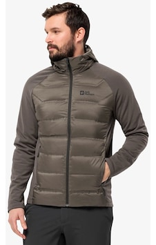 Jack Wolfskin Tasman Down Hybrid Erkek Mont Kahverengi 001 Jack Wolfskin Tasman Down Hybrid Erkek Mont Kahverengi 001