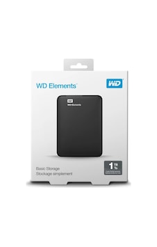 Wd 1tb 2.5 Usb3.0 Wdbuzg0010bbk Elements Siyah Harici Harddisk