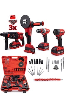 Branzeg BRZ62S 36V 4'lü Şarjlı Kırmızı Matkap Seti 13 MM Branzeg BRZ62S 36V 4'lü Şarjlı Kırmızı Matkap Seti 13 MM