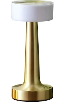 Gld-spt- Şarjlı Dokunmatik Led Masa Lambası 3 Renk Dimmer Özellikli Beyaz Işık