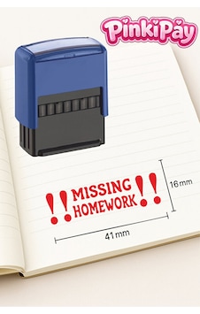 Öğretmen Kaşesi Missing Homework Kaşesi Kendinden Mürekkepli Kırmızı Baskı Kırmızı Öğretmen Kaşesi Missing Homework Kaşesi Kendinden Mürekkepli Kırmızı Baskı Kırmızı