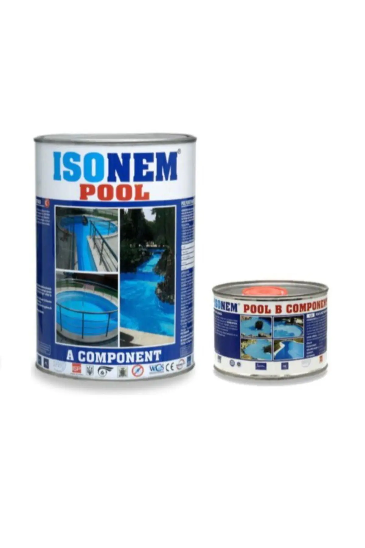 Isonem Pool 2 Bileşenli Havuz Boyası 4.5 Kg Beyaz Isonem Pool 2 Bileşenli Havuz Boyası 4.5 Kg Beyaz