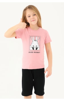 Looney Tunes L1589-2 Çocuk  Gül Tişört