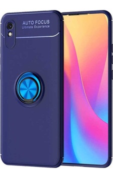 Xiaomi Redmi 9a Kılıf Zore Ravel Silikon Kapak Mavi Xiaomi Redmi 9a Kılıf Zore Ravel Silikon Kapak Mavi