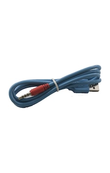 Usb - Aux 3.5Mm Stereo Jack Kablo 4 Boğum 1 Metre