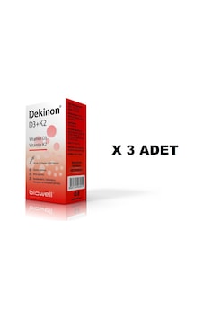 Dekinon Biowell D3 K2 1000 Iu Damla 20 Ml 3 Adet . Dekinon Biowell D3 K2 1000 Iu Damla 20 Ml 3 Adet .