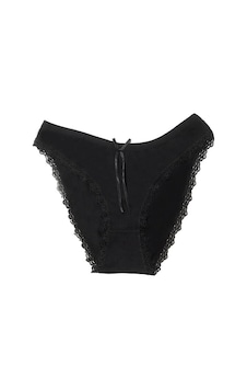 Alfa Aksesuar 03 Şahinler Kadın Paça Dantelli Bikini B275 Siyah Alfa Aksesuar 03 Şahinler Kadın Paça Dantelli Bikini B275 Siyah
