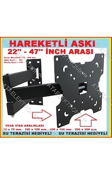 Samsung Uyumlu 30 32 40 42'' İnch Led Televizyon Hareketli Askı Tvs75 Samsung Uyumlu 30 32 40 42'' İnch Led Televizyon Hareketli Askı Tvs75