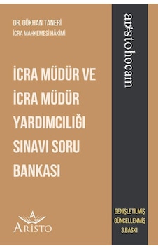 Icra Müdür ve Icra Müdür Yardımcılığı Sınavı Soru Bankası Icra Müdür ve Icra Müdür Yardımcılığı Sınavı Soru Bankası
