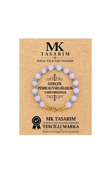 Gerçek Pembe Kuvars Bileklik Mk.7000.866- Rahatlık-dinginlik-enerji- Stres Bilekliği- Renkleri Boya Çok Renkli Gerçek Pembe Kuvars Bileklik Mk.7000.866- Rahatlık-dinginlik-enerji- Stres Bilekliği- Renkleri Boya Çok Renkli