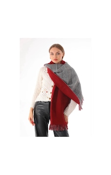 Asilla Moda 65 180 Omuz Şalı 02152 - 70 180 Kırmızı