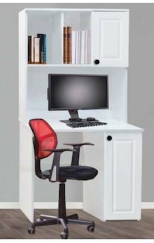 2 Kapılı Beyaz Çalışma Masası Beyaz 2 Kapılı Beyaz Çalışma Masası Beyaz