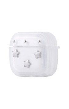 Ekılıf - Apple Uyumlu AirPods 4. Nesil - Kılıf Airbag Tasarımlı Simli Şeffaf Kutup Kılıf - Airbag 44 - Yıldız - T36623 Yıldız Ekılıf - Apple Uyumlu AirPods 4. Nesil - Kılıf Airbag Tasarımlı Simli Şeffaf Kutup Kılıf - Airbag 44 - Yıldız - T36623 Yıldız