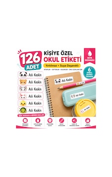 Kişiye Özel Okul İsim Etiketi 126 Adet Suya Dayanıklı Yırtılmaz Defter Kalem Kitap Etiketi Diğer Kişiye Özel Okul İsim Etiketi 126 Adet Suya Dayanıklı Yırtılmaz Defter Kalem Kitap Etiketi Diğer